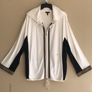 Escada Sport. Double zip hooded jacket/cardigan